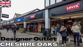 CHESHIRE OAKS Designer Outlet WALK TOUR [upl. by Ruella324]