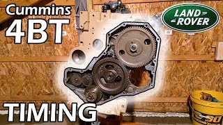 Basic Timing Advance Walkthrough P7100 PPump × 4BT Cummins Discovery 5 Land Rover Build [upl. by Ylra]