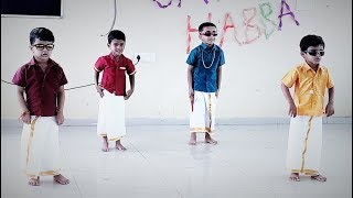 KIDs Lungi DANCE Performance  quotLungi Dancequot The Thalaiva Tribute  Chennai Express  26 January [upl. by Attekahs]