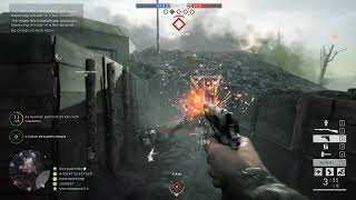 Shotgun in Trenches BF1 [upl. by Shae]