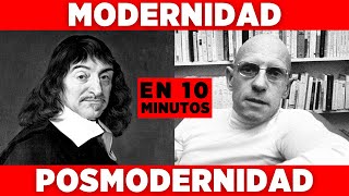 MODERNIDAD y POSMODERNIDAD Características en 10 Minutos [upl. by Scotti]