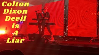 Colton Dixon Live performance  Devil is a Liar shorts at winter Jam 2021 Tampa Florida [upl. by Cleodell]