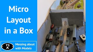 Micro Model Railway in a box  Layout tour [upl. by Lumbard407]