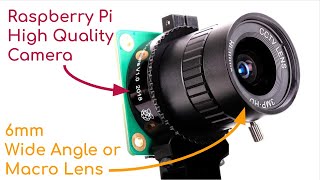 Using Raspberry Pi High Quality Camera with 6mm Lens [upl. by Anidam]