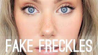 HOW TO FAKE Freckles amp Sunkissed Skin  Makeup Tutorial [upl. by Namajneb]