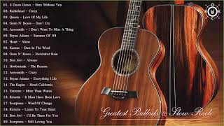 Acoustic Rock  Greatest Ballads amp Slow Rock Songs 80s  90s [upl. by Max]