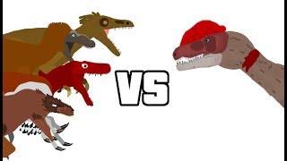 DBP Episode 19 Dilophosaurus Vs 4x Utahraptors [upl. by Conley771]