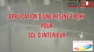 Application de résine pour sol [upl. by Clarence]