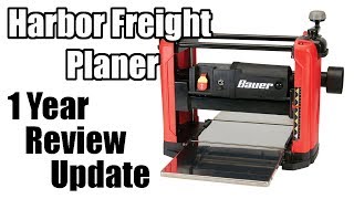 Harbor Freight Planer Review Update 1 Year Later [upl. by Airal]