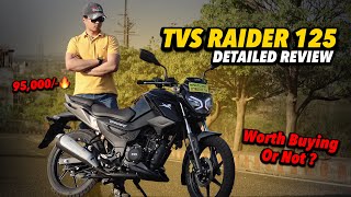 2024 TVS Raider 125 Detailed Review  Better than Xtreme 125r [upl. by Alleen]