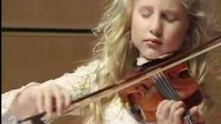 Extraordinary 6Year Old Child Violinist Brianna Kahane [upl. by Nnairda]