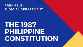 The 1987 Constitution of the Republic of the Philippines [upl. by Ahtnammas]