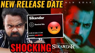 BREAKING NEWS  MEGASTAR SALMAN KHANS SIKANDAR NEW RELEASE DATE HUGE UPDATE [upl. by Ainalem]