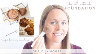 AllNatural Foundation Recipe ALL SKIN TONES [upl. by Harraf]