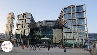 4K Berlin Central Station  the modern main train station in Berlin [upl. by Carmencita]