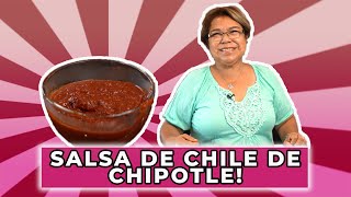 How To Make Chipotle Sauce From Dried Chipotle Peppers  Recipe [upl. by Anirual]