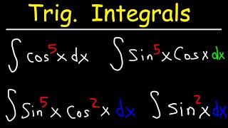 Trigonometric Integrals [upl. by Rednaskela]