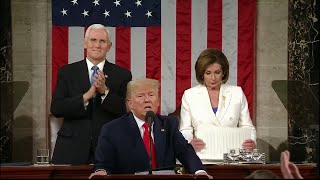 WATCH Pelosi rips up Trump’s State of the Union speech  2020 State of the Union [upl. by Debbi]