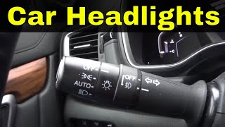 How To Operate Car Headlights In 2 MinutesDriving Lesson [upl. by Maribeth]