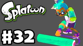 Splatoon  Gameplay Walkthrough Part 32  Back to the Carbon Roller Nintendo Wii U [upl. by Nottus]