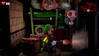 Luigis Mansion 3 Playthrough Part 14  Save Toad Return to Floor B2 [upl. by Trinette]