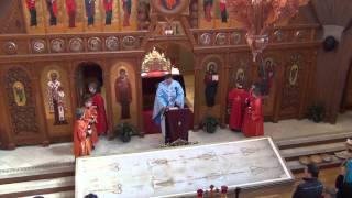 Divine Liturgy at St Michael the ArchAngel Ukrainian Catholic Church April 7 2013 [upl. by Ocimad]