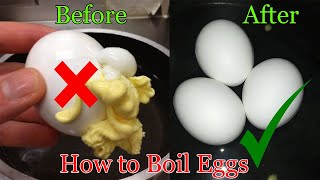 How to Boil Eggs Without Cracking [upl. by Varion]