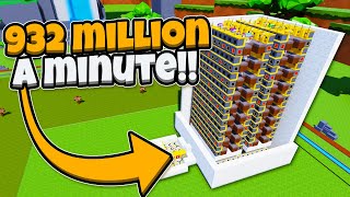 BEST MUSHROOM FARM  Block Tycoon ROBLOX [upl. by Israel921]