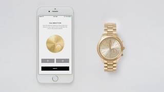 Michael Kors Access Hybrid Smartwatch  Setup and Functionality [upl. by Nevad]