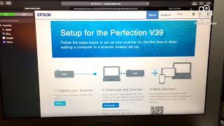 How to install EPSON Perfection V39 scanner [upl. by Weinman185]