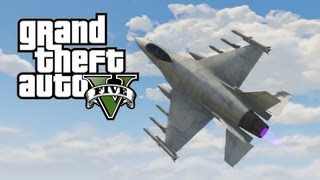 GTA V  Jet Lazer P996 Gameplay [upl. by Avril409]