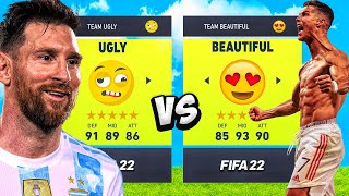 UGLY vs BEAUTIFUL in FIFA 22 [upl. by Arakihc853]