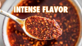 How To Make Proper Chili Oil Chinese Style [upl. by Arriek]