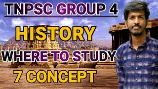 TNPSC GROUP 4 HISTORY WHERE TO STUDY [upl. by Adda]