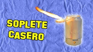 🔴 Cómo Hacer un Soplete Casero Usando Alcohol  Experimentos Caseros  LlegaExperimentos [upl. by Avie]