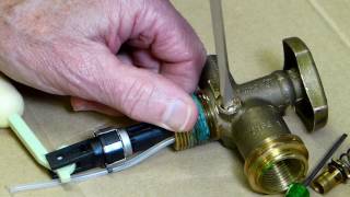 Propane Tank OPD Overfill Prevention Device Valve Disassembly [upl. by Gavriella]