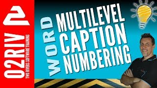 Multilevel CAPTION Numbering In Word For Images Tables amp Equations [upl. by Nauqas]