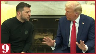 Trump And Zelensky Engage In A Heated White House Confrontation [upl. by Buchanan]