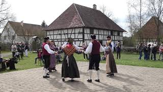 Traditional German DanceUpper Swabian Folk Dance 3 [upl. by Hesoj]