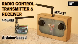 Build an Arduino Radio Transmitter amp Receiver for RC Aircraft amp Vehicles [upl. by Adnaloy304]