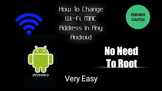 How to change MAC adress of any android device [upl. by Ttimme841]