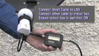 How to use a SatFinder for free to air and freesat [upl. by Annairb620]