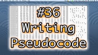 How to Write Pseudocode  Programming Basics 36 [upl. by Hwang]