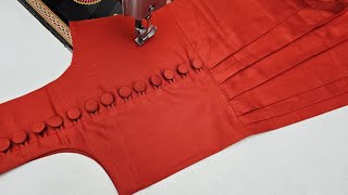 Very Creative and Latest Dori And Pintucks Kurti Design Cutting and Stitching [upl. by Benis932]