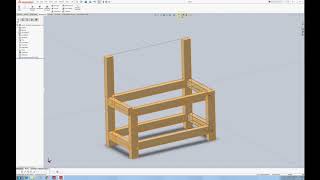 Solidworks Weldment amp Cut List Tutorial  IN ENGLISH [upl. by Magna]