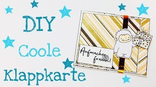 DIY Coole Klappkarte tutorial  deutsch [upl. by Clorinda76]