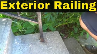 How To Fix A Loose Exterior RailingTutorial [upl. by Aphrodite]