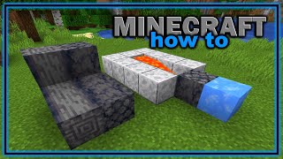 How to Find Make and Use Basalt  Easy Minecraft Tutorial [upl. by Alaekim]