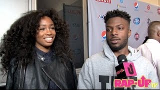 TDEs SZA and Isaiah Rashad Talk Kendrick Grammy Performance [upl. by Yliab]