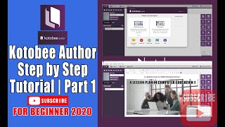 Kotobee Author Step by Step Tutorial  Part 1 [upl. by Annagroeg124]